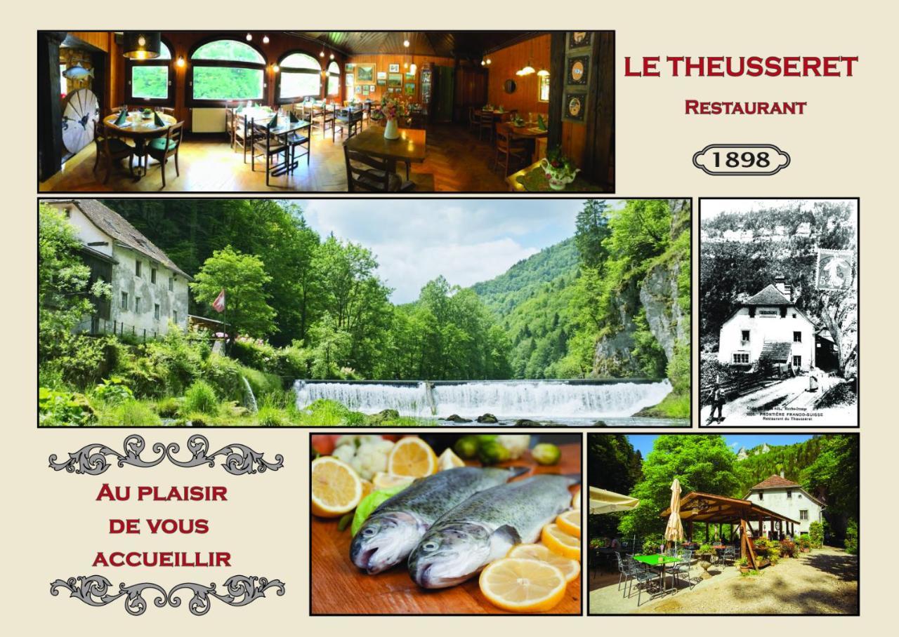 Restaurant Le Theusseret Hotel Goumois Екстериор снимка